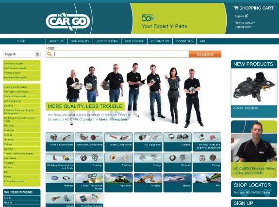 Nowa strona internetowa HC-Cargo