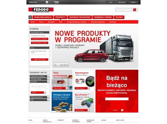Federal-Mogul uruchomił polską stronę internetową Ferodo