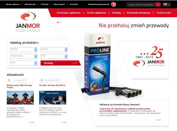 Nowa strona internetowa firmy Janmor