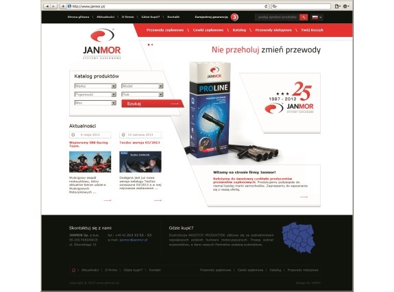 Targi IC: Nowa strona internetowa firmy Janmor 