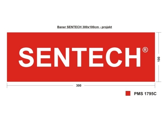 Sentech: Baner na płot