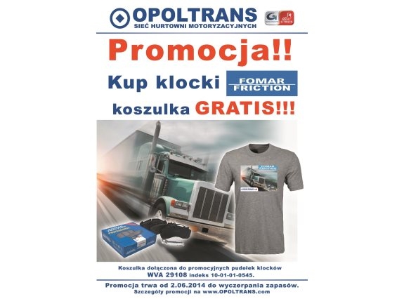 Opoltrans: Promocja klocków Fomar