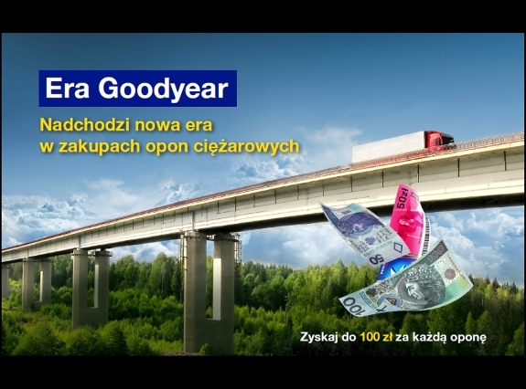 Goodyear zwraca do 100 zł za każdą zakupioną oponę