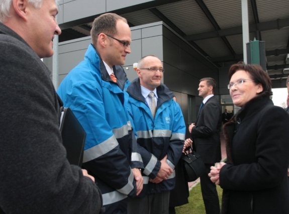 Ewa Kopacz odwiedziła fabrykę BASF