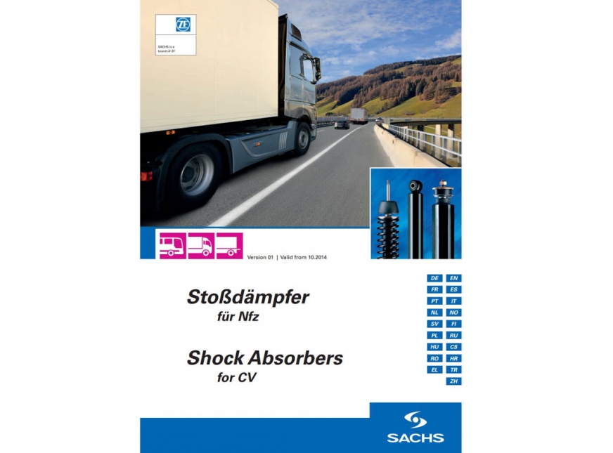 Sachs: Katalog amortyzatorów do pojazdów użytkowych
