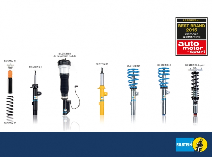 Bilstein z nagrodą „Best Brand 2015”