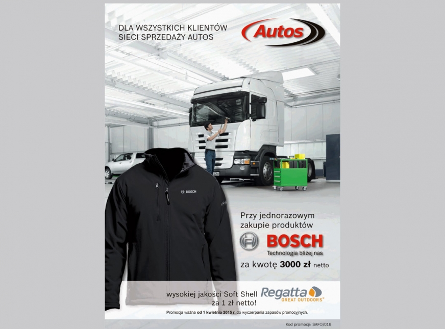 Autos: Produkty Bosch i Wabco w promocji