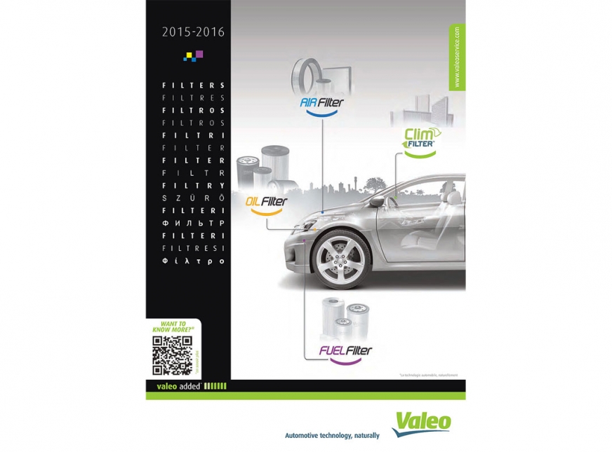 Katalog Filtrów Valeo 2015/16