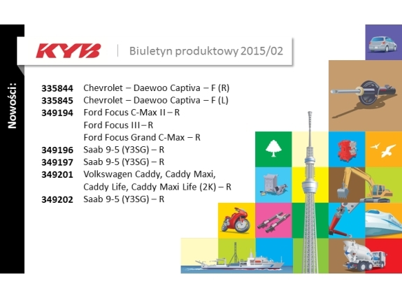 Nowości w ofercie KYB