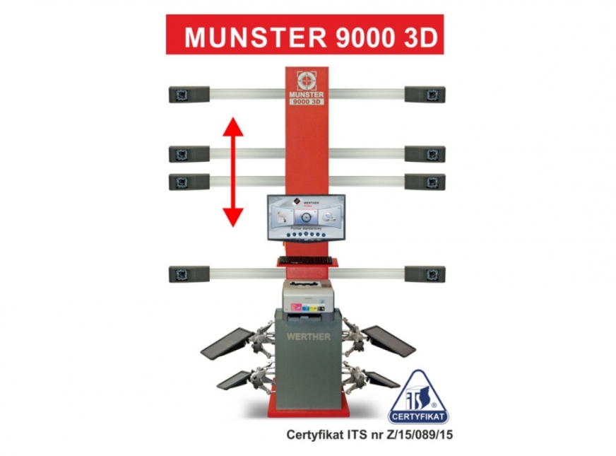 Munster 9000 3D z certyfikatem ITS