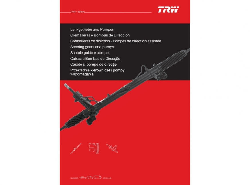TRW: Katalog części regenerowanych do układów kierowniczych