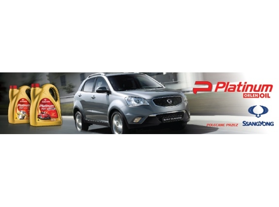 SsangYong poleca oleje Platinum Orlen Oil