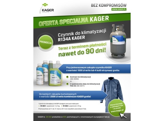 Promocja czynnika do klimatyzacji