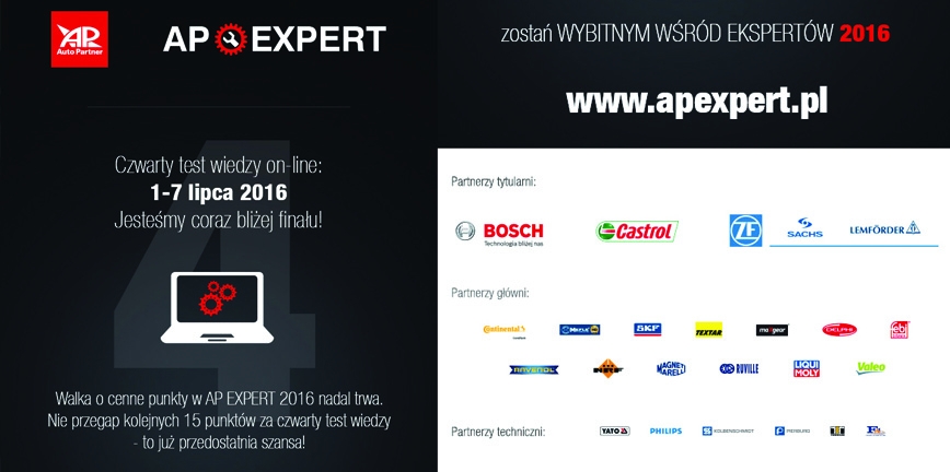 AP Expert 2016: Czwarty test wiedzy