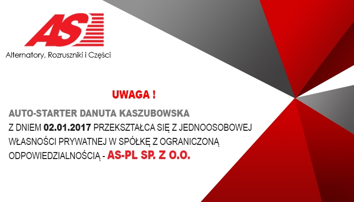 Auto-Starter już po zmianach.