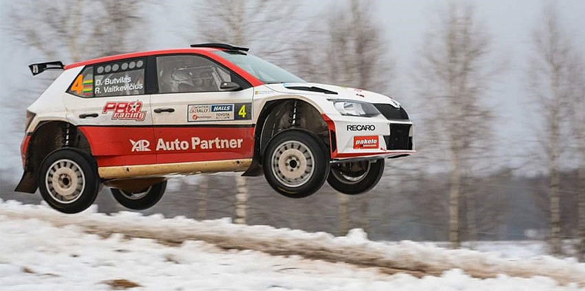 Dominykas Butvilas zwycięzcą litewskiego rajdu Halls Winter Rally 2017