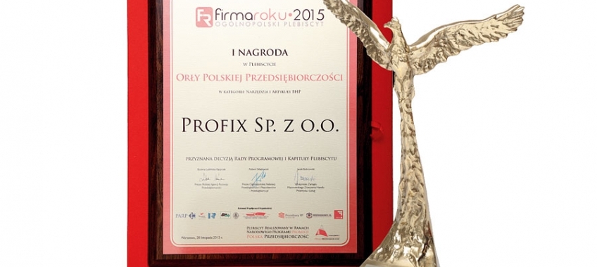 Orzeł dla firmy Profix