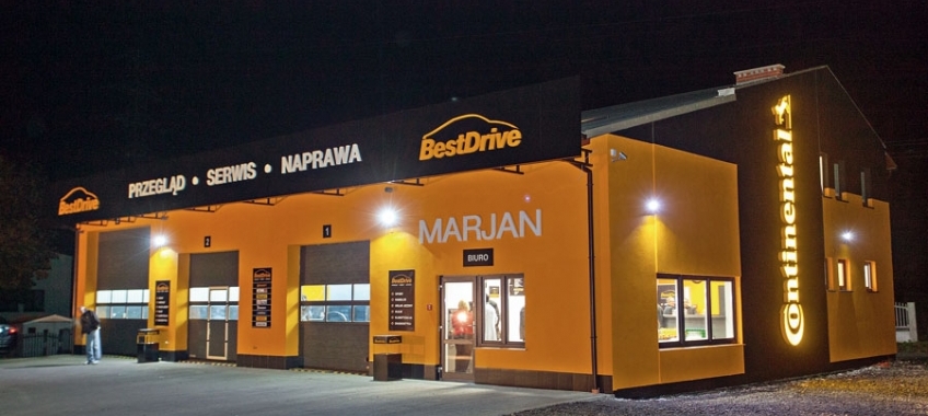 Lubiński „Marjan” w sieci BestDrive