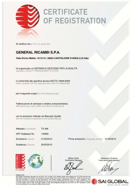 Jeszcze więcej, jeszcze lepiej – zmiany w General Ricambi S.p.A.