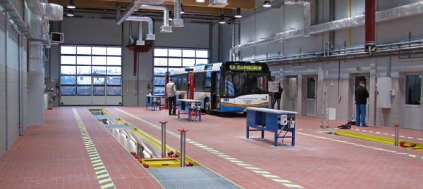 Nowoczesna zajezdnia autobusowa w Świnoujściu