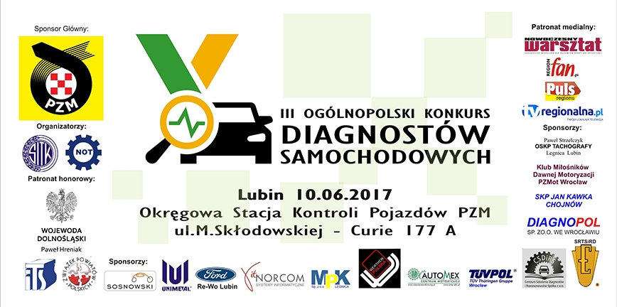 III Ogólnopolski Konkurs Diagnostów Samochodowych w czerwcu