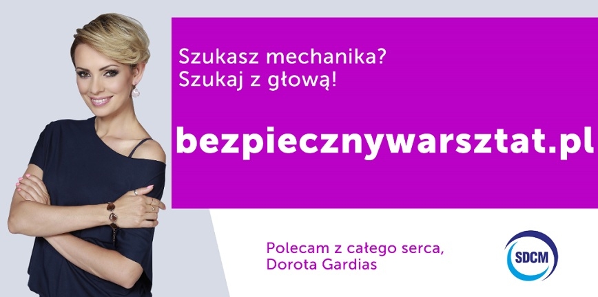 Dorota Gardias ambasadorem akcji BEZPIECZNYWARSZTAT.PL