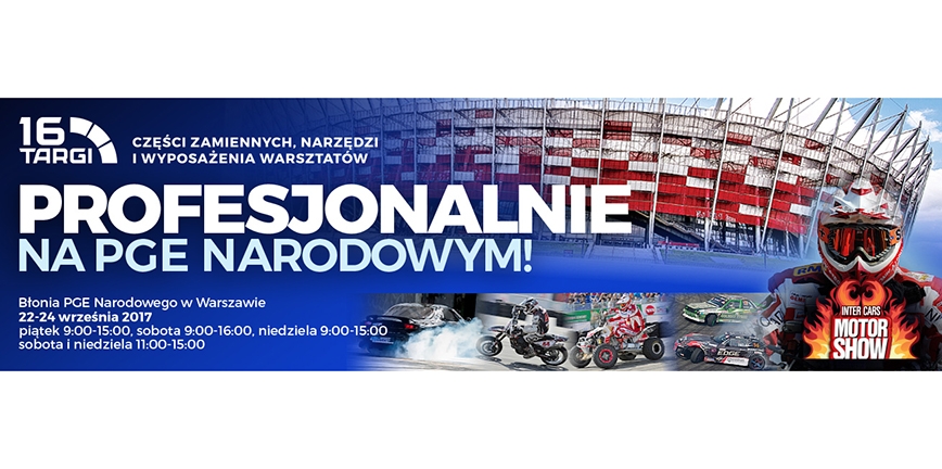16. Targi Inter Cars we wrześniu na Narodowym!