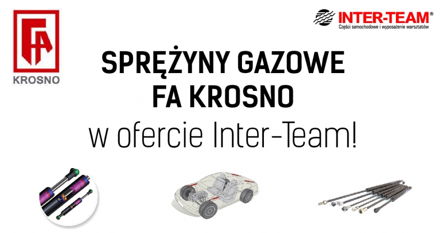 Inter-Team wprowadza do oferty sprężyny gazowe FA Krosno