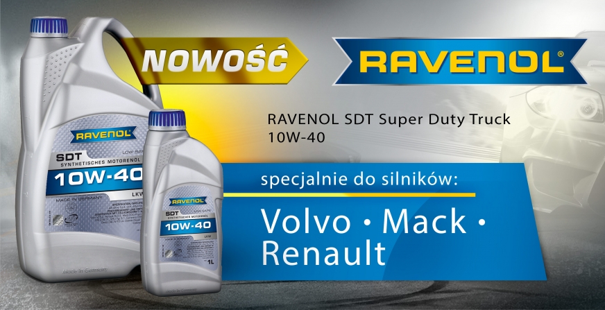 Ravenol: nowy olej silnikowy do samochodów ciężarowych 