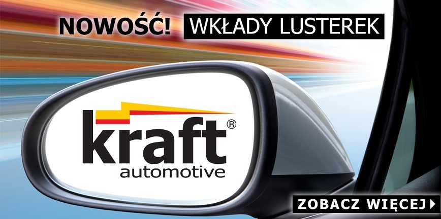 Nowości Kraft Automotive – wkłady do lusterek zewnętrznych 