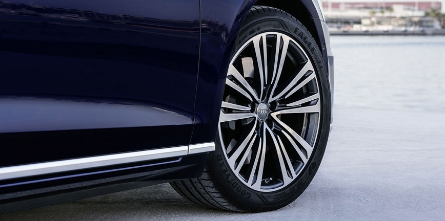 Nowe Audi A8 na oponach Goodyear