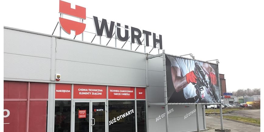 Würth Polska otwiera nowe sklepy stacjonarne