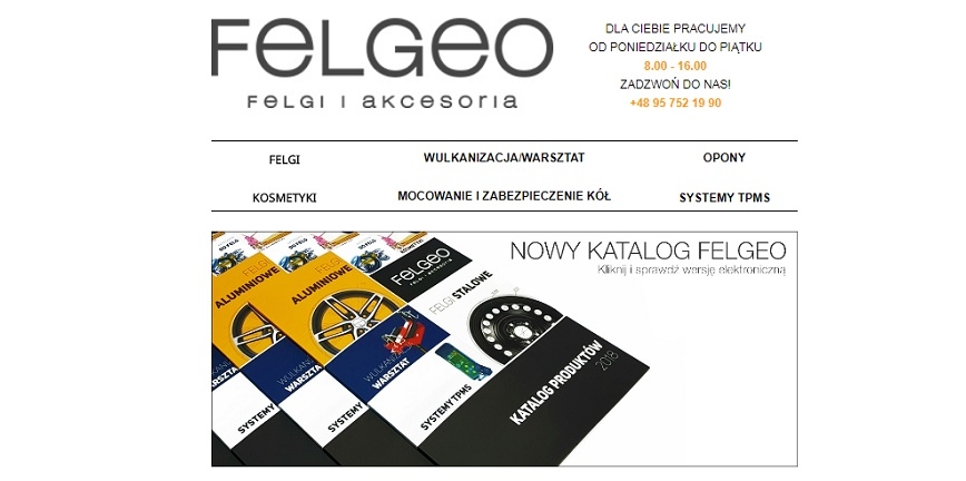 Najnowszy katalog FELGEO