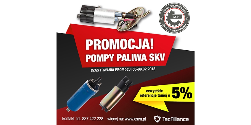 Promocja pomp paliwa SKV