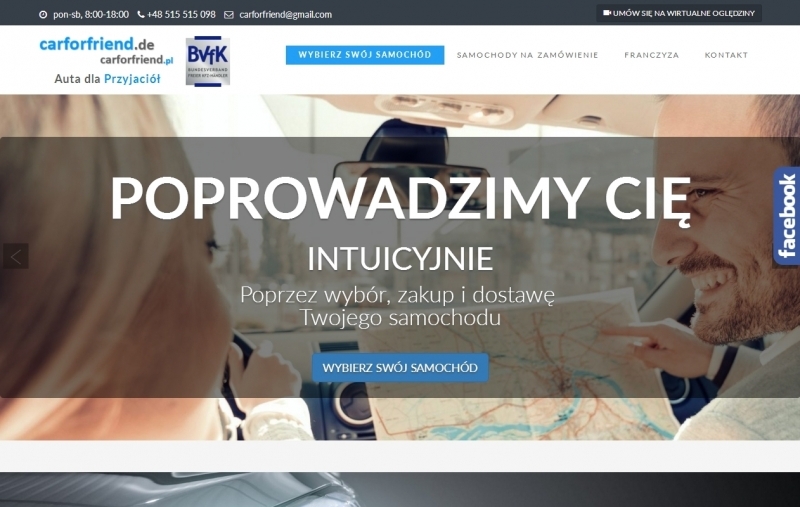 Pierwszy w Polsce sklep internetowy z używanymi autami