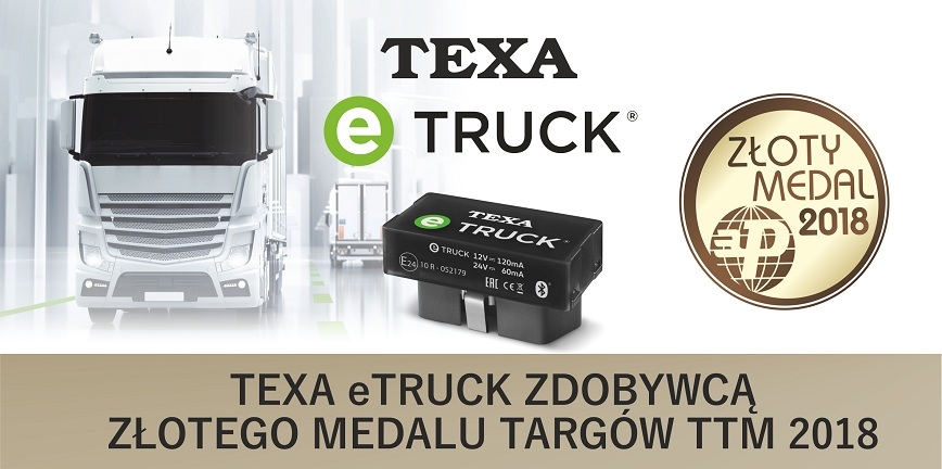 TEXA eTRUCK zdobywcą Złotego Medalu MTP