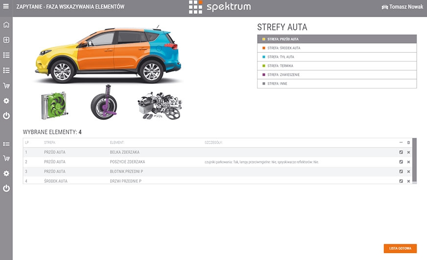 Spektrum® – innowacyjne podejście do wyceny części karoserii O, Q, P