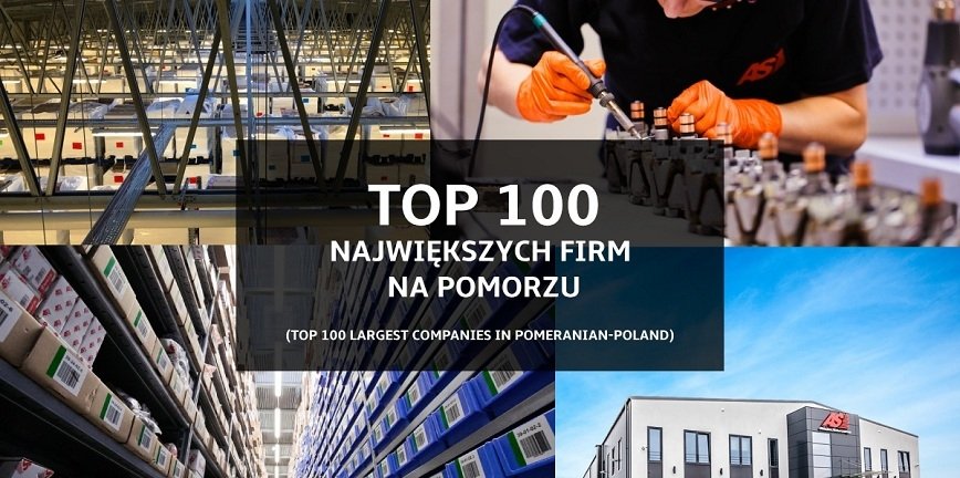 AS-PL w rankingu TOP 100 Największych Firm na Pomorzu