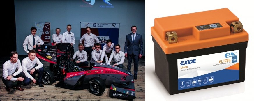 Akumulator Exide Li-Ion w najnowszym bolidzie PolSl Racing