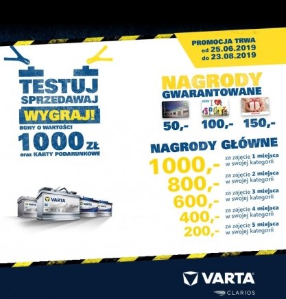 VARTA informuje o promocjach