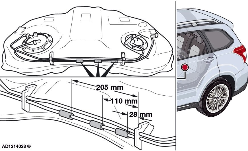 Subaru Forester odgłos grzechotu spod pojazdu podczas jazdy