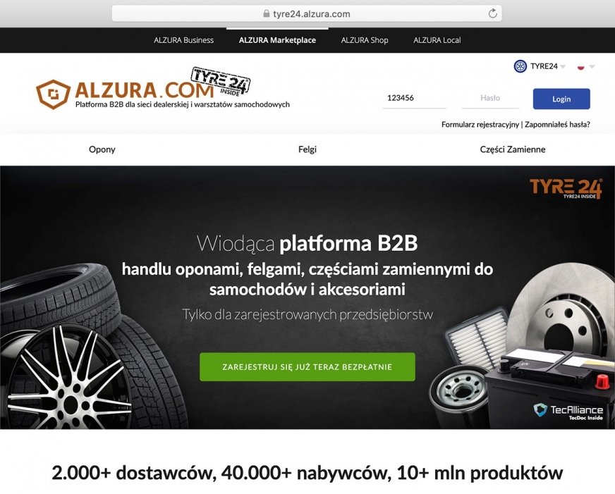 ALZURA Tyre24: Portal B2B wspiera rozwój dostawców w całej Europie