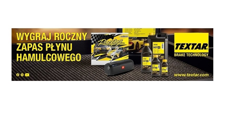 Roczny zapas płynu hamulcowego Textar DOT4