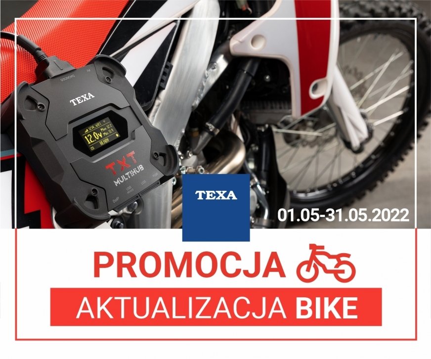 Promocja na zakup aktualizacji oprogramowania TEXA IDC5 BIKE