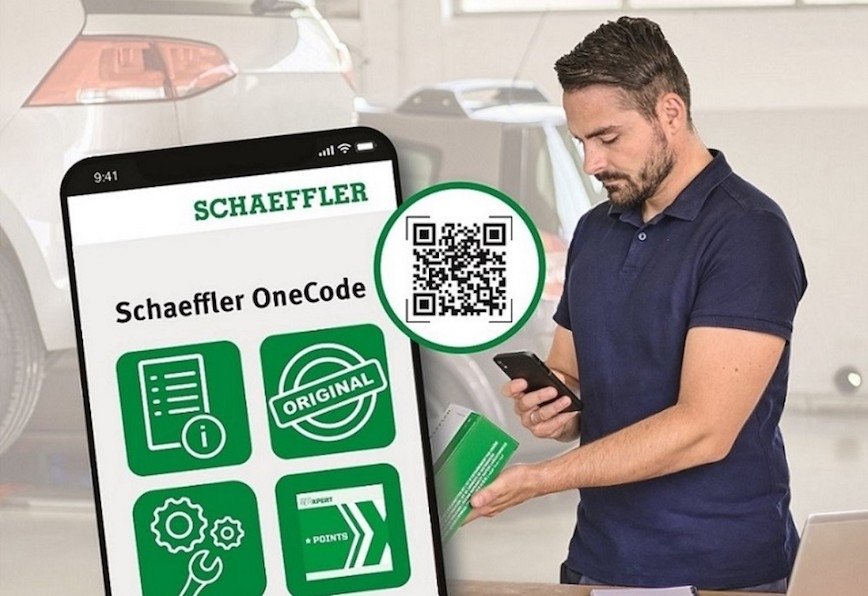 Schaeffler OneCode udostępnia cyfrowo informacje o produkcie