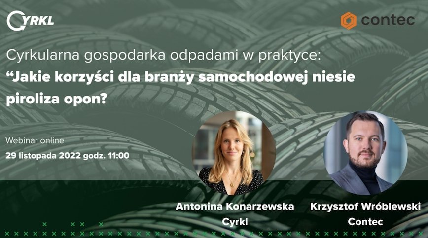 Zużyte opony postrzegane jako odpad. Niesłusznie. Zapraszamy na WEBINAR