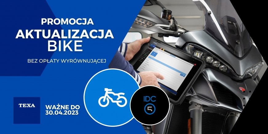 Promocja na aktualizację oprogramowania TEXA BIKE