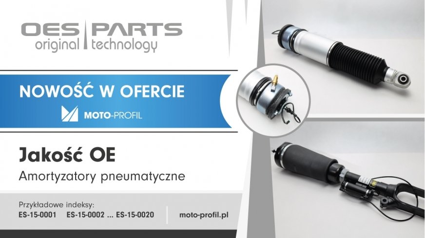 Amortyzatory pneumatyczne OES PARTS