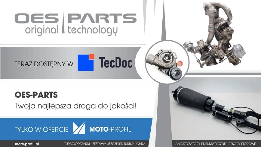 Marka OES-PARTS dostępna w renomowanej bazie danych TEC DOC