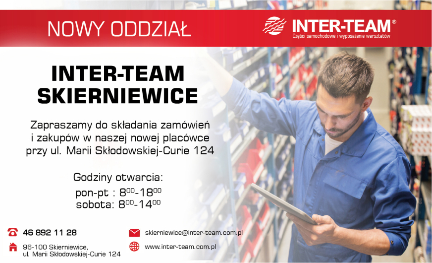 Nowy oddział INTER-TEAM w Skierniewicach